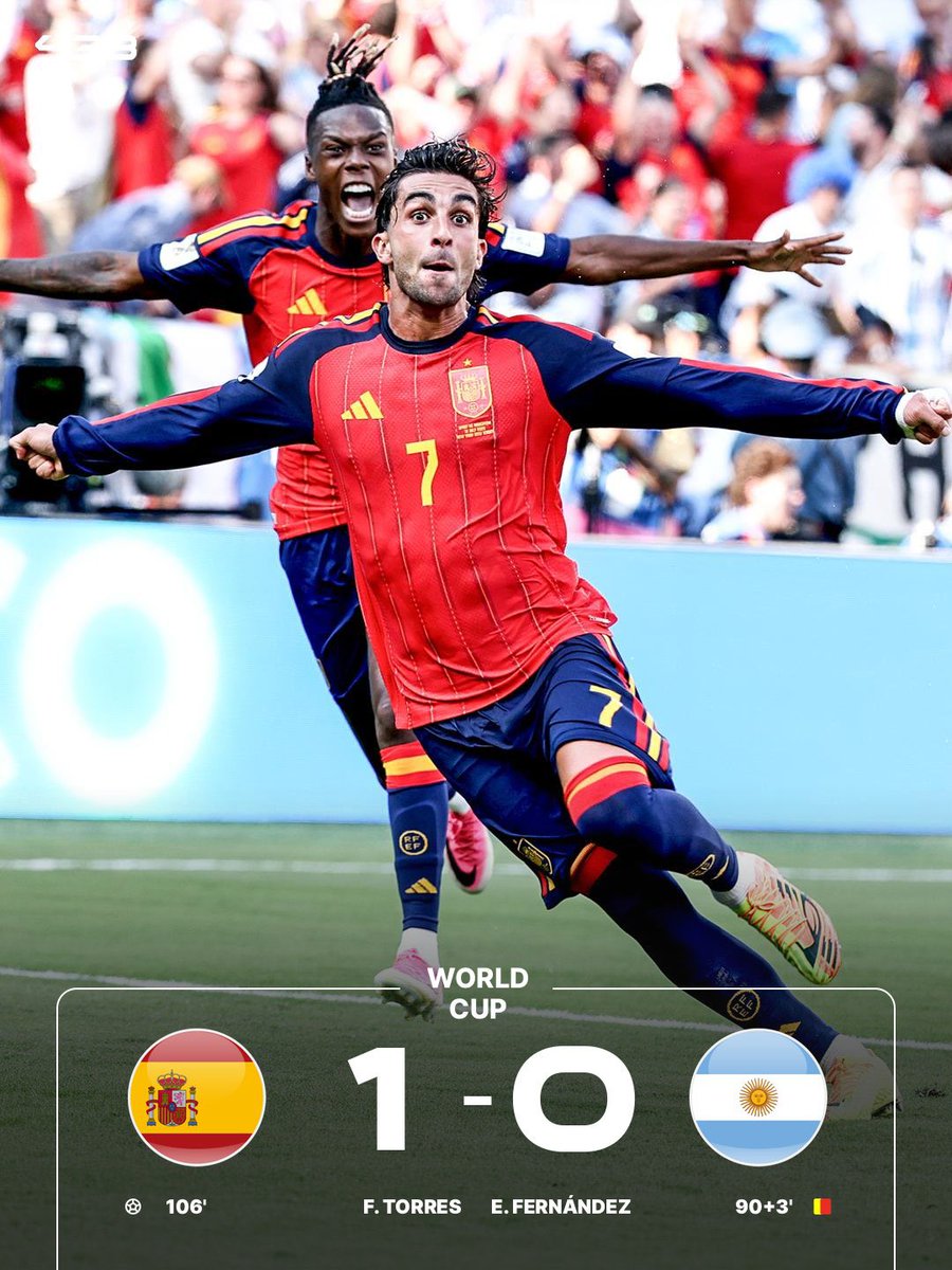 試合終了】 🏆FIFA ワールドカップ決勝 🇪🇸スペイン 1-0