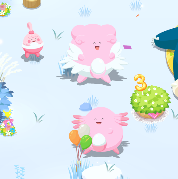 Chansey7Luckey's tweet photo. #ポケスリ3周年をみんなで
ポケスリ3周年おめでとうございます🎉
ポケスリ3周年をみんなで祝おう🎂 https://t.co/sKqZm5xPHe