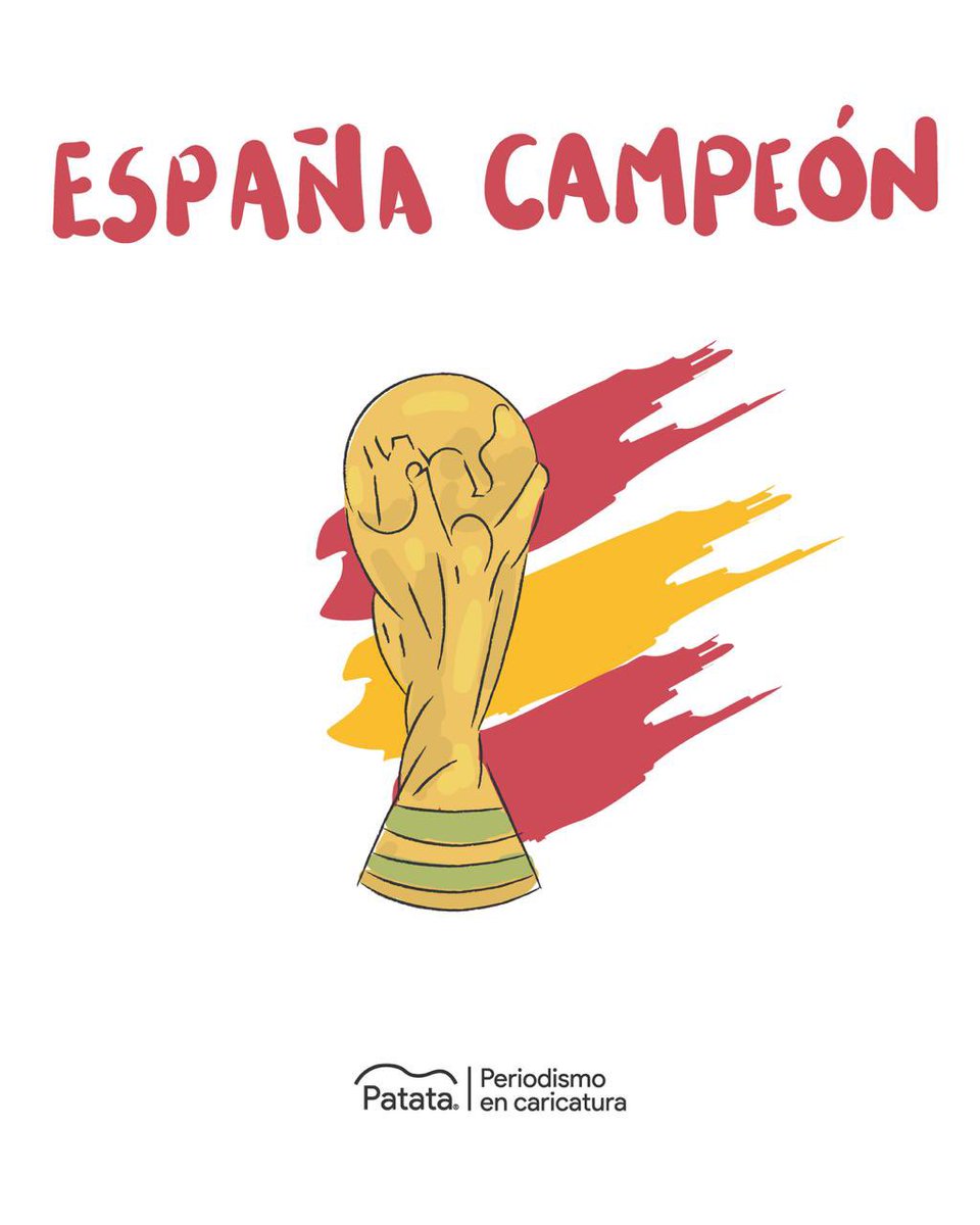 PATATAdibujo's tweet photo. España campeón del Mundial 2026 👏🏽🇪🇸 https://t.co/M2zvQesZo7