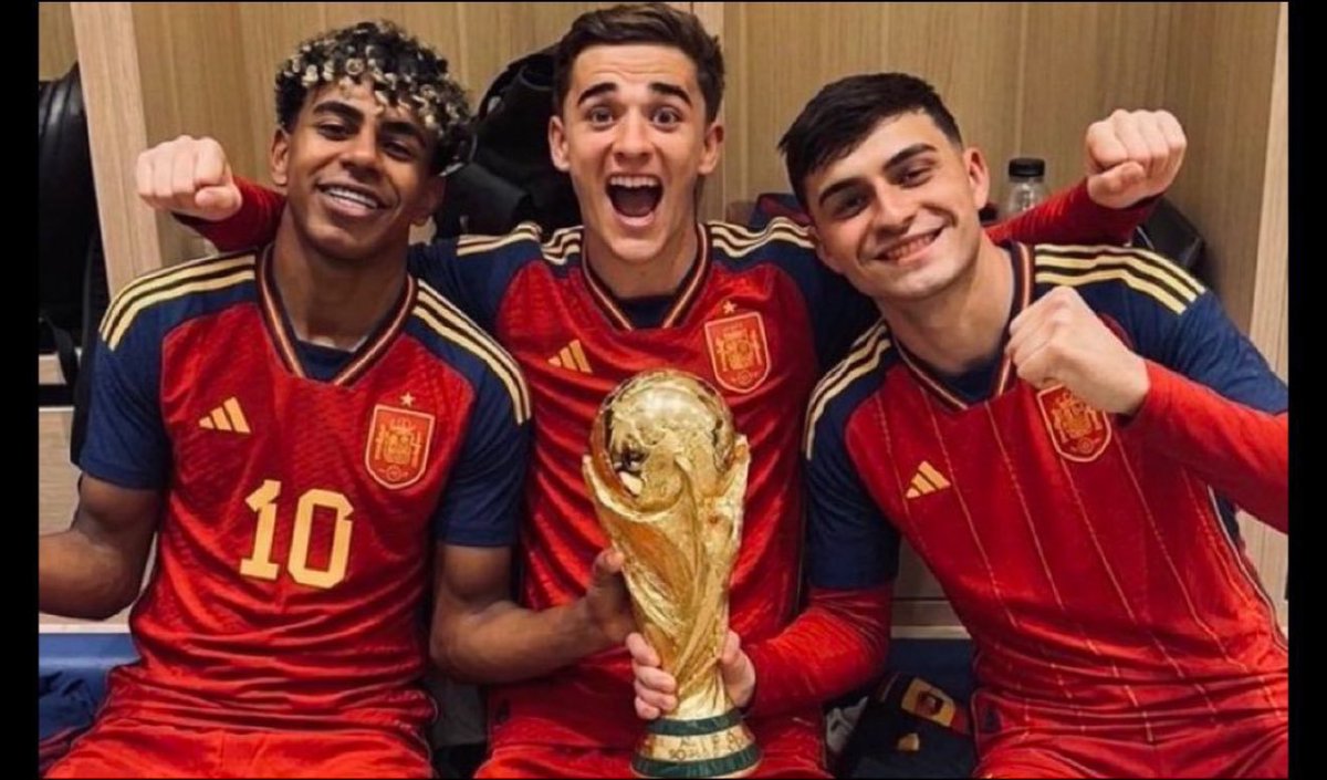 GAVI4K's tweet photo. مبروووووووككك! 🎉
مبروووووووككك! 🎉
مبروووووووككك! 🎉
مبروووووووككك! 🎉

🇪🇸 إسبانيا بطلة العالم! 🇪🇸
🇪🇸 إسبانيا بطلة العالم! 🇪🇸

بيدري، غافي، أولمو، كوبارسي، غارسيا، لامين يامال... أبطال العالم! ❤️💛

🇪🇸🇪🇸🇪🇸🇪🇸🇪🇸🇪🇸🇪🇸🇪🇸🇪🇸🇪🇸🇪🇸🇪🇸🇪🇸🇪🇸🇪🇸🇪🇸🇪🇸🇪🇸

🏆🏆🏆🏆🏆🏆🏆🏆🏆🏆🏆🏆🏆🏆🏆🏆🏆🏆 https://t.co/0U1Pujceem