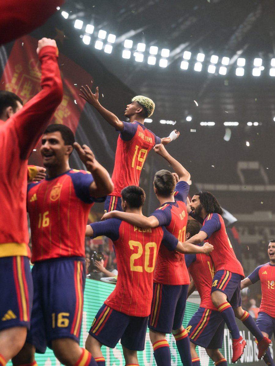 virtualballers's tweet photo. Selamat untuk Spanyol atas gelar juara FIFA World Cup 2026! 🇪🇸

Dengan ini EA resmi berhasil memprediksi juara FIFA World Cup dengan tepat untuk yang ke-5 kalinya! 🤯 https://t.co/acfpiWtKbJ