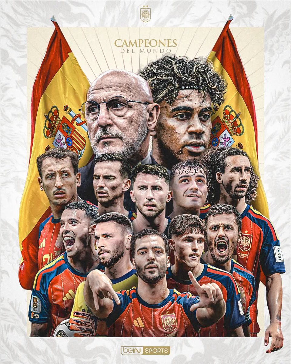 Cahitmemi's tweet photo. 🏆 2026 Dünya Kupası Şampiyonu, İspanya! 🇪🇸

#beINWC26 #FIFAWorldCup https://t.co/m2KSut52S6