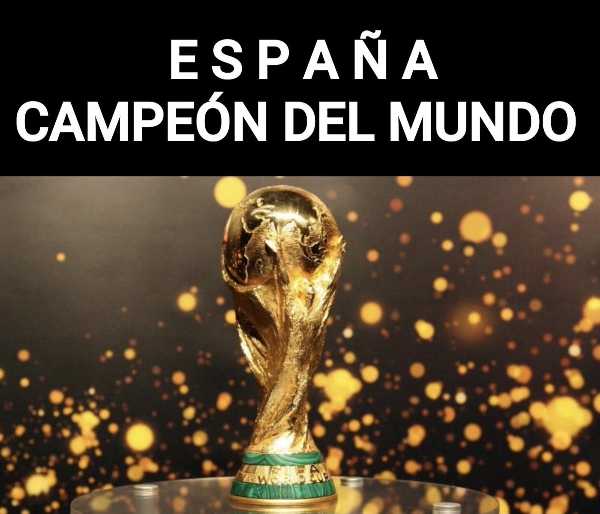JosCarrasquer1's tweet photo. EL MEJOR EQUIPO DEL MUNDO 🇪🇦🏆🇪🇦 #España #Mundial2026 https://t.co/nOzDOBVDrF