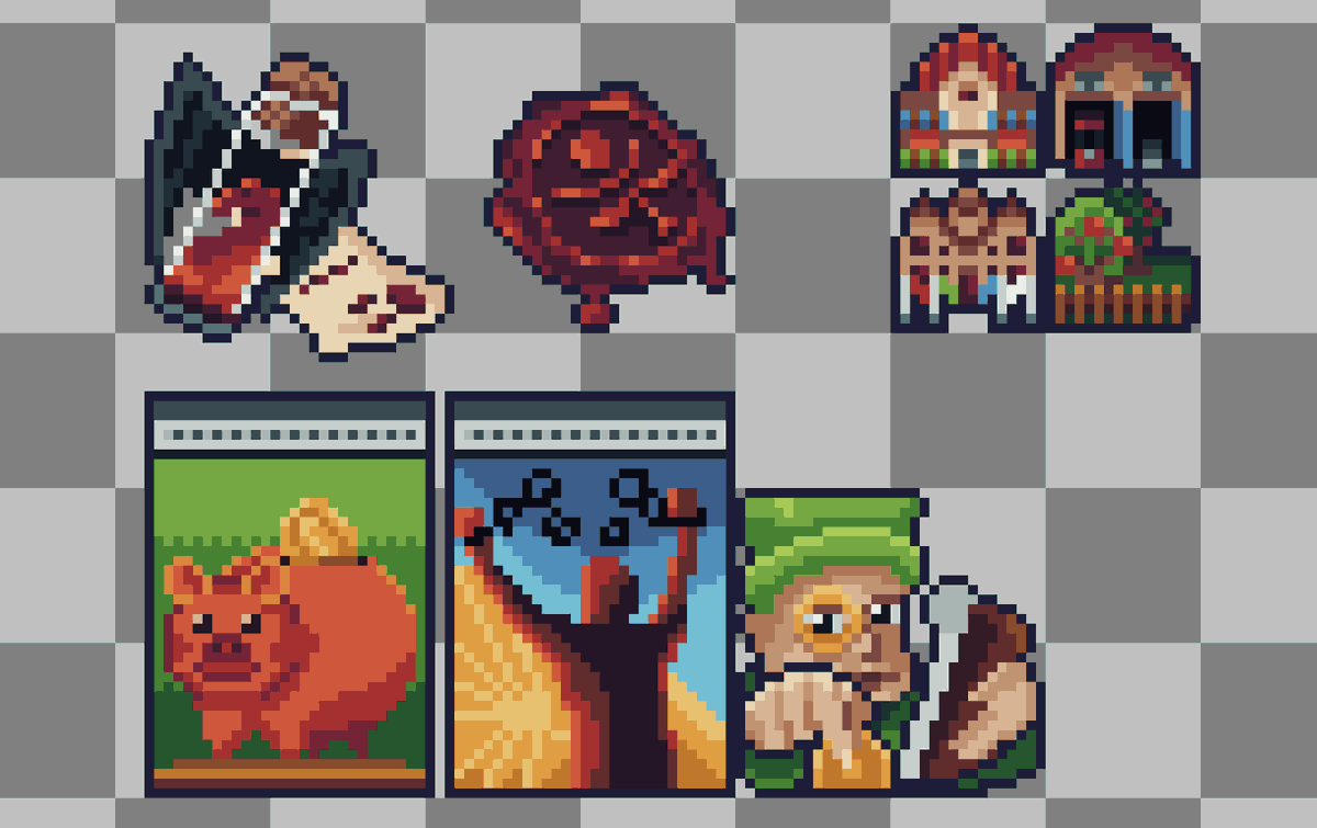 diaspixels's tweet photo. Mowties is finally on Steam!
I designed most of art for this game, and its amazing to see it all come together. Here are a few of my absolute favorite pixel art assets that I loved working on the most! Check out the Steam page and add it to your wishlist!
https://t.co/DzRwh09Y2h https://t.co/Ske3xqiSAr