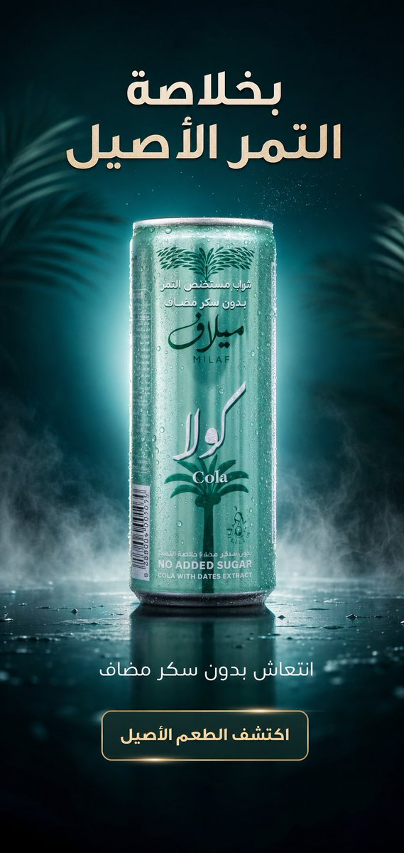 AI_in_AR's tweet photo. إعلان مشروب ميلاف من تطبيق #ارسم_لي 

الخطوة الجاية: نجهز لك مع الإعلان نصوص تسويقية للمتجر ووسائل التواصل وحتى الواتس 🔥
#كاس_العالم_٢٠٢٦ https://t.co/81nw28cYBX