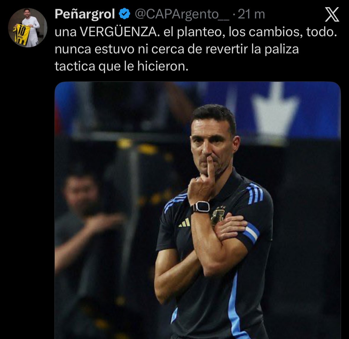 sanlucaas's tweet photo. ni de bait da risa, reporten, estos son iguales a los que manguearon guita para ir a ver a la final https://t.co/1FvZtRcdph
