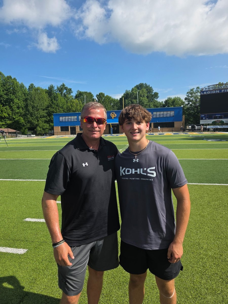 RonanByrnes's tweet photo. Finished up the @KohlsKicking NSC this weekend in Tennessee.
KO Big Ball- 68 yrd, 3.26 Hang
Punt Big Ball - 52 yrd, 4.14 Sec Hang
FG’s - 24 pts (Made two 56 yrd fg’s)
Finalist in the punt competition.
@Coach_JNorris @Coach_Radke @cartergrant16 @CoachCKohls https://t.co/sug1hCSfy3