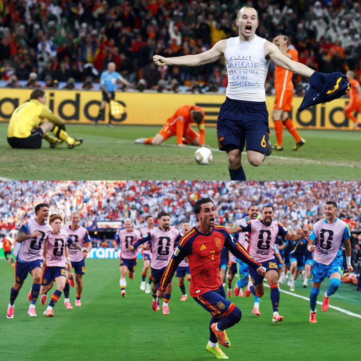 FernandoGT97's tweet photo. Yo vi a mi país ganar el Mundial dos veces. Lo vi, no me lo contaron ⭐⭐ https://t.co/1lzXduy9mO