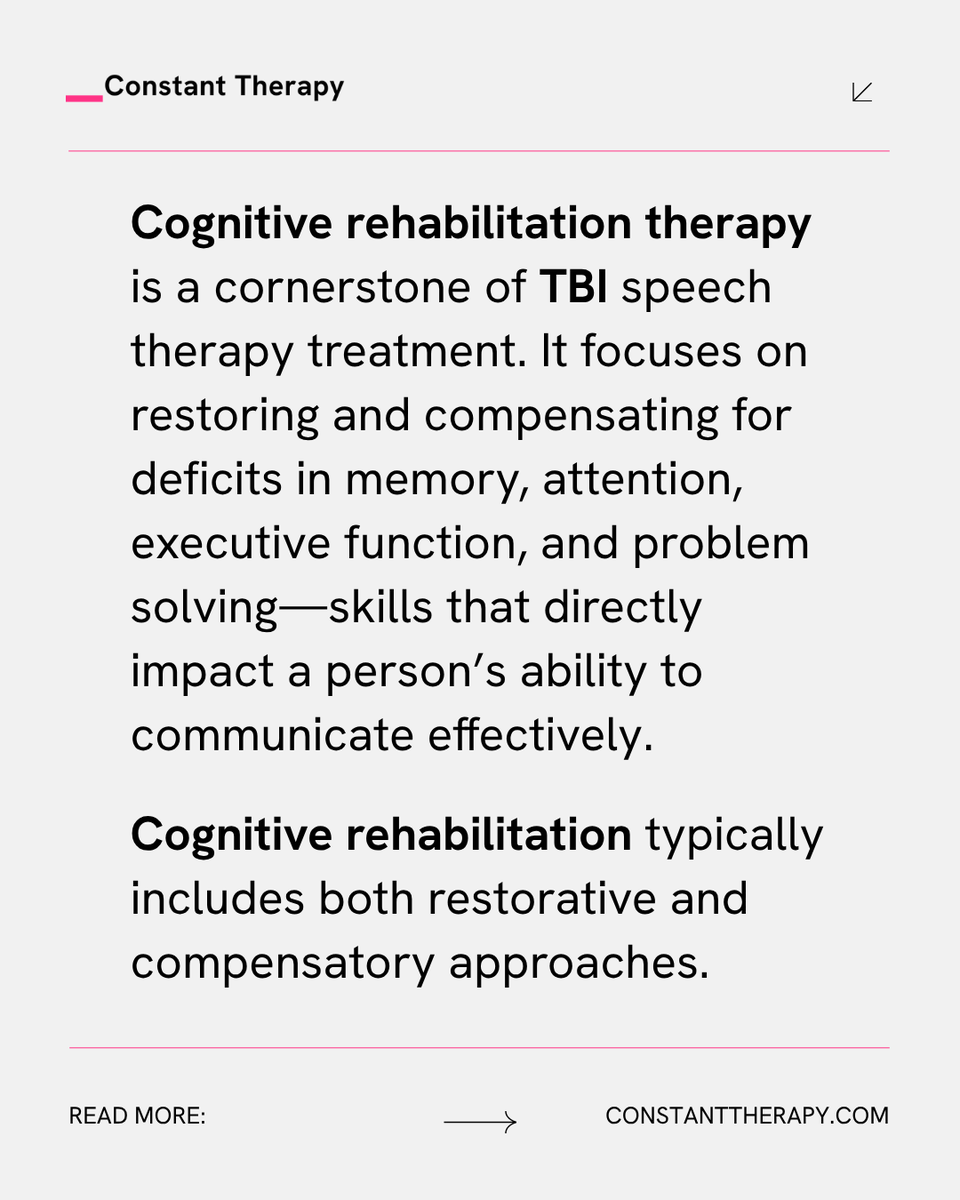 ConstantTherapy's tweet photo. Communication is not just about speech—it relies heavily on cognition. Improving memory & attention enhances language comprehension, while stronger executive function supports more organized & effective expression. #SLP #cognitivetherapy https://t.co/ZZGsL0e1F8 https://t.co/gzpTk2vHLD