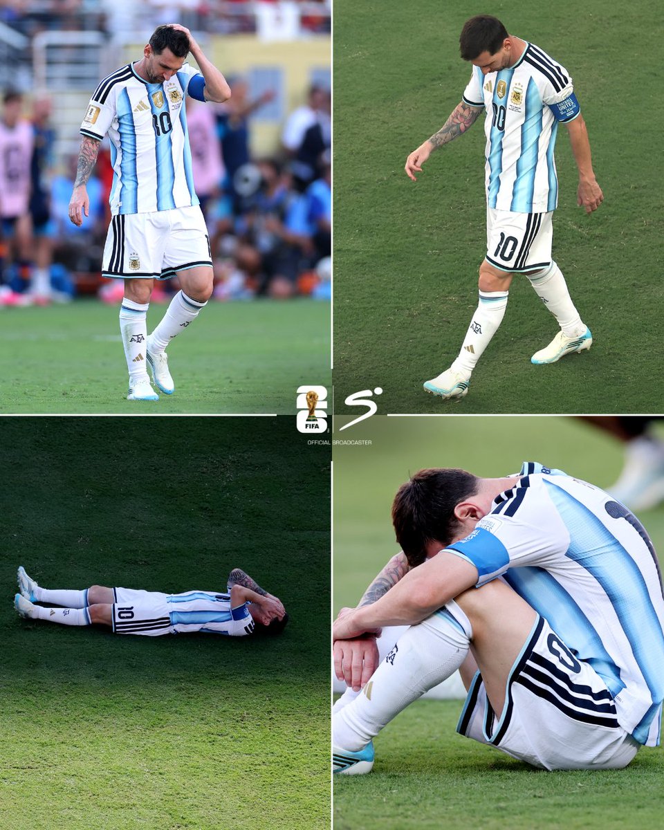 SSFootball's tweet photo. Messi's emotions get the better of him as he bows out of his final #FIFAWorldCup 🥹🇦🇷

#DStvFIFAWorldCup2026 | #EverythingCanWait https://t.co/zNzUdBRmFc