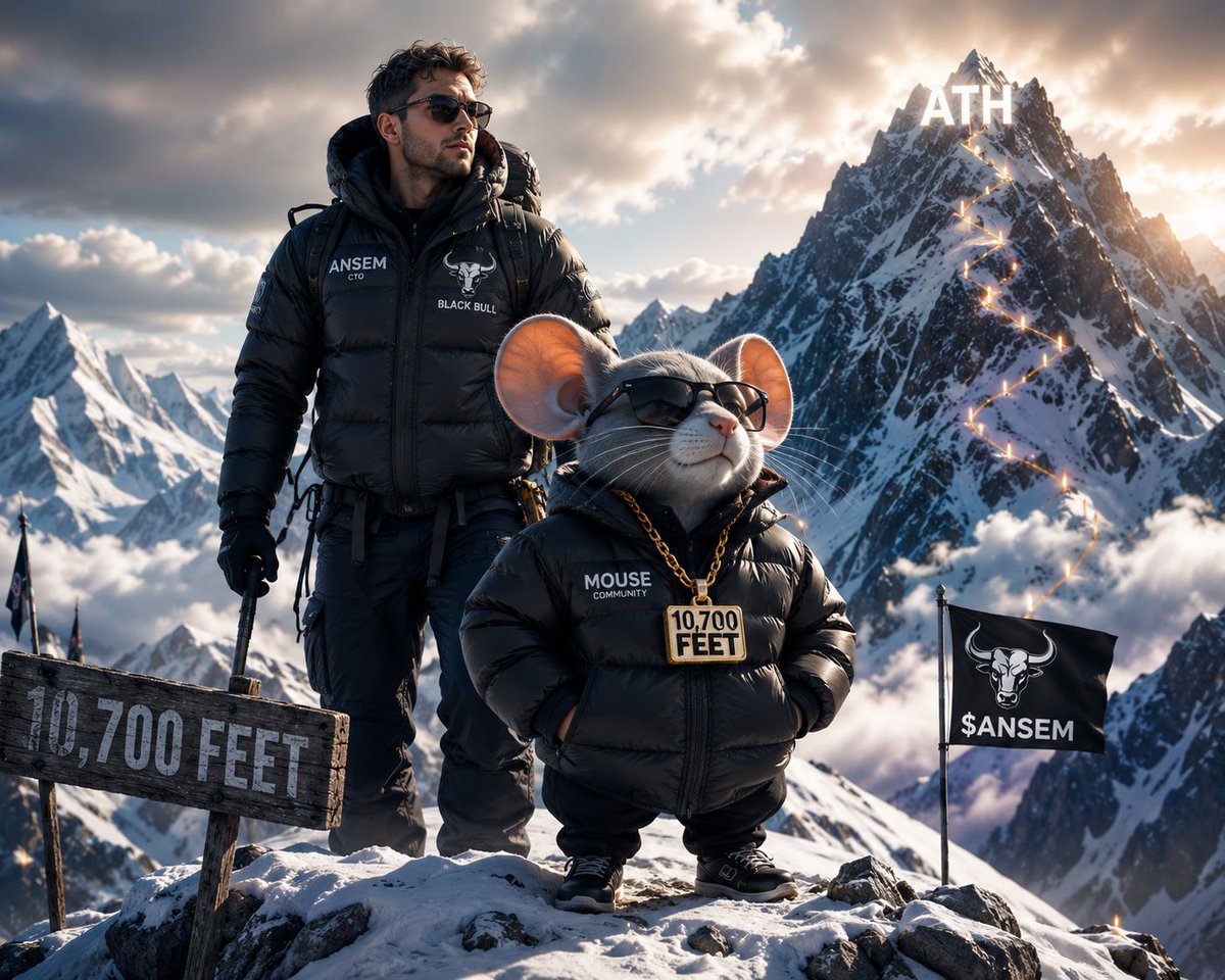 Assietweetx's tweet photo. High in the frozen mountains, surrounded by snow and ice, @DylanCoughran24 kept climbing.

The mouse? It acted like nothing was happening. 🐭🏔️❄️

Step by step, it found its path through the peaks… and it’s only looking in one direction: a new ATH. 

$Mouse https://t.co/yo36Uda8f3