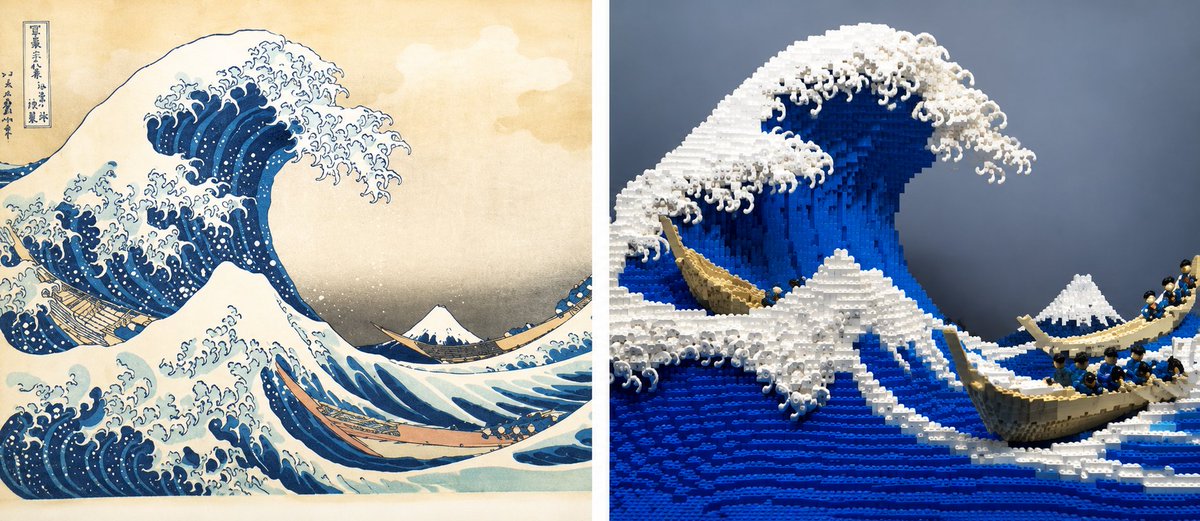 matheorems's tweet photo. Integration paints the perfect wave; summation builds it out of LEGO bricks.

∫ vs Σ https://t.co/b7zrc8IT2K