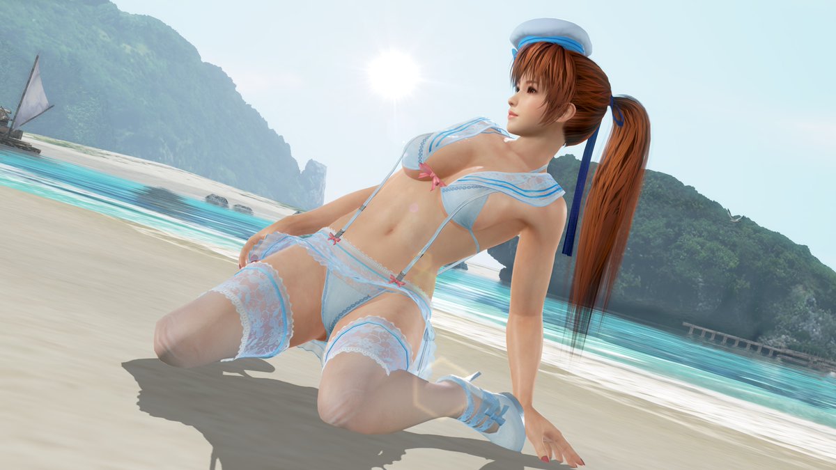 KasumiWaifu's tweet photo. 海の空気ほど素晴らしいものはない。特にかすみと一緒にいるときはね。このコスチュームは可愛くてセクシーで、たまらない。彼女の体を舐めてみたい😛🤤
#DOAXVV #DOA5 #DOA6 #DOA6LR #DOAX3 #かすみ #ブイブイ #Kasumi #かすみTC https://t.co/Lon0hTVJko