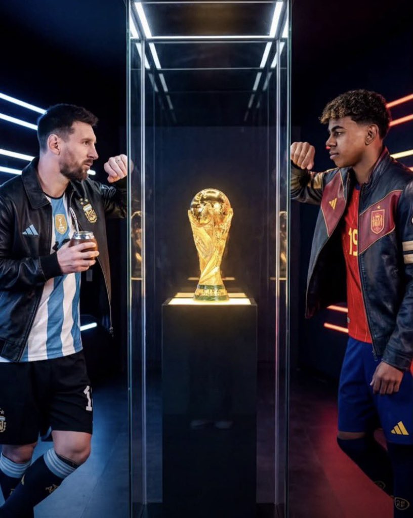 CFC_TemsX's tweet photo. History is about to happen who is taking home the trophy tonight, Messi 🇦🇷 of Yamal 🇪🇸 https://t.co/uGv47SbYJS