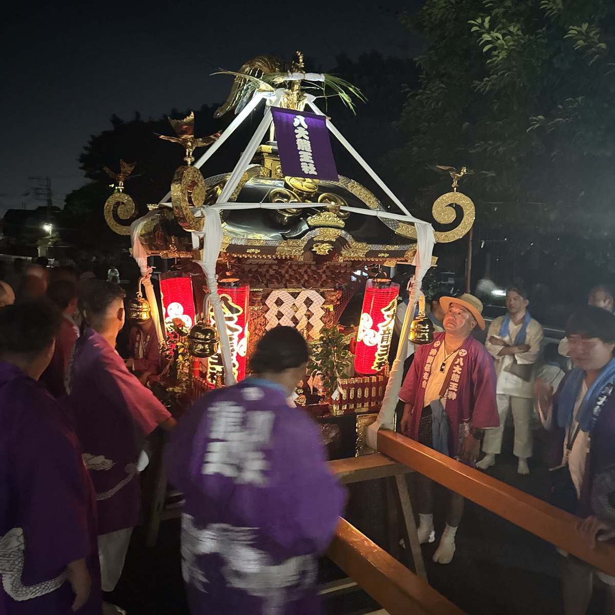 naokiniisan's tweet photo. 祭り参加するぞ！お神輿キターー！！ https://t.co/oyLcUEXhCA