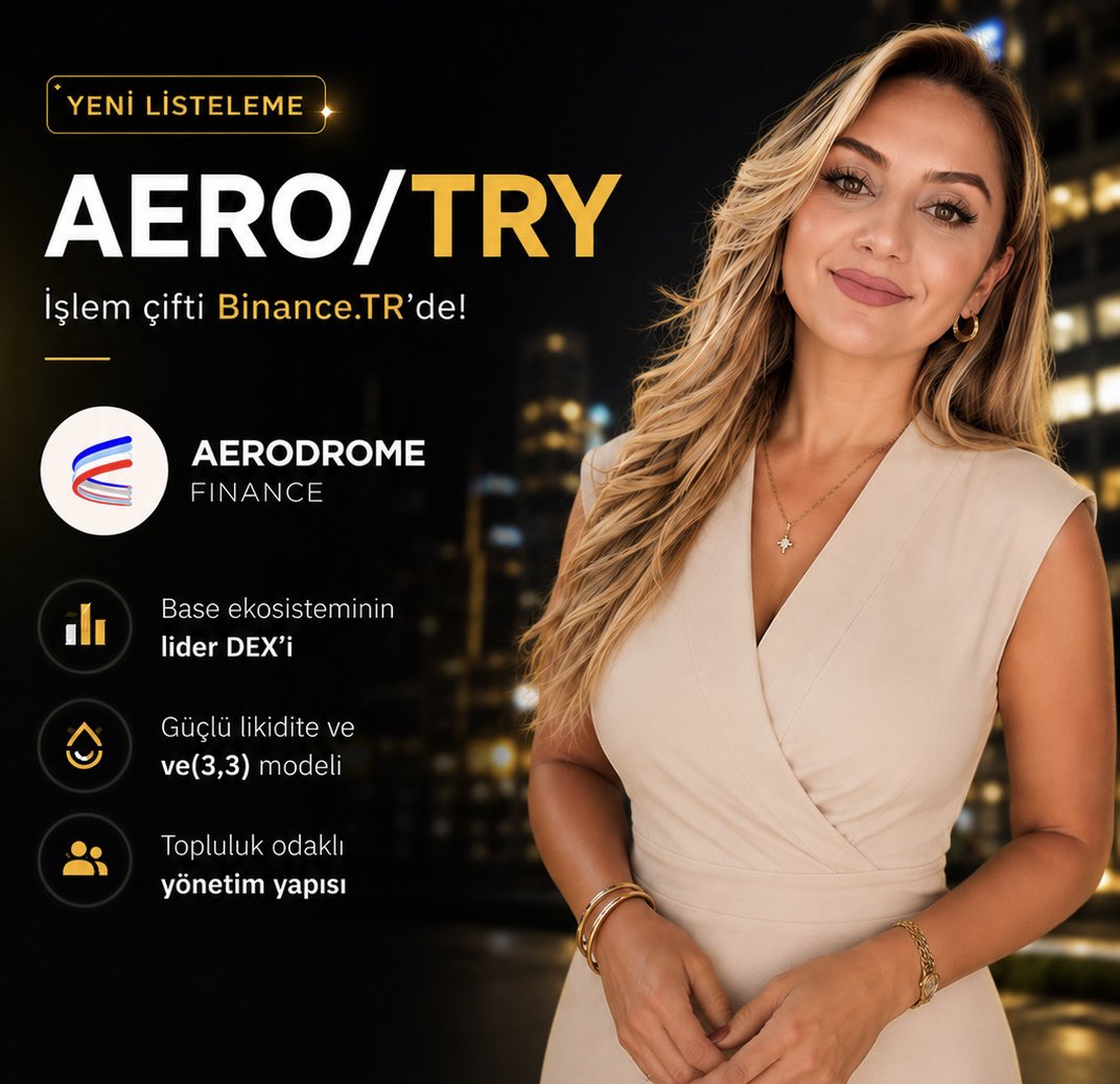 CryptoEliif's tweet photo. 🚨Son günlerde #Base ekosisteminde öne çıkan projelerden biri Aerodrome Finance $AERO

Base ağındaki en büyük merkeziyetsiz borsalardan (DEX) biri olan Aerodrome, ağdaki likiditenin önemli bir bölümünü yönetiyor. Kullanıcılar token takası yapabiliyor, likidite sağlayabiliyor ve tokenlerini kilitleyerek protokol yönetimine katılabiliyor.
En dikkat çeken tarafı ise ve(3,3) modeli. AERO sahipleri tokenlerini kilitleyerek veAERO alıyor, ödüllerin hangi havuzlara dağıtılacağını oyluyor ve protokol gelirlerinden pay kazanabiliyor.

Daha detaylı proje incelemesi için 👇
https://t.co/As3cgYv4TX

Bu arada #BinanceTR, AERO/TRY işlem çiftini listeledi. Böylece Base ekosisteminin öne çıkan projelerinden biri artık TRY paritesiyle işlem görebiliyor.

⚠️Bu içerik bilgilendirme amaçlıdır, yatırım tavsiyesi değildir. Yeni listelenen coinlerde volatilite yüksek olabilir, karar öncesi mutlaka kendi araştırmanızı yapın.

⚠️ Ücretsiz #işbirliği