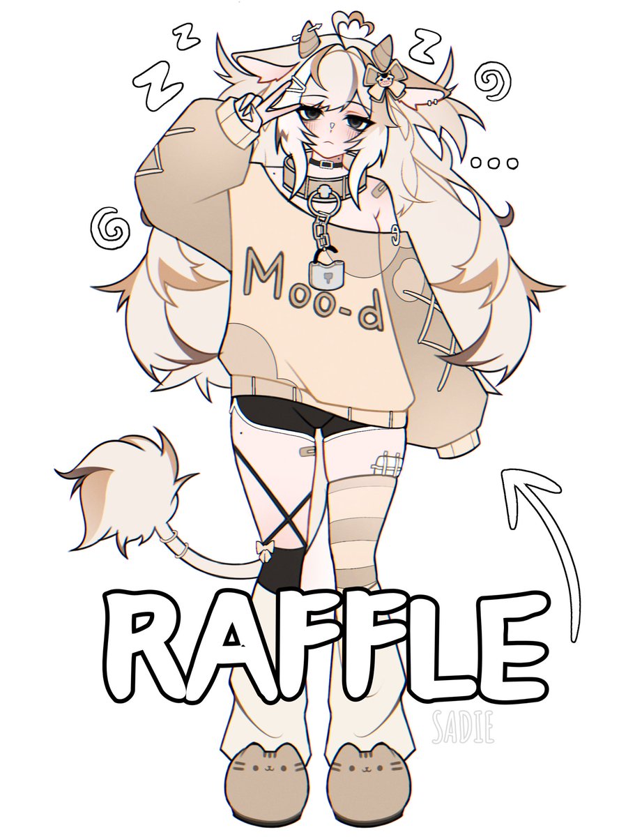 sadiessi_'s tweet photo. ✨🐮FREE Adopt RAFFLE🐮✨

Rules:

✧ Like | RT | Follow ✨🥛

✧ Reply with any comment you want ✨🥛

(One winner will receive an adopt with all rights) ⤵️

Ends: July 24 ✨🤍

Good luck, pookies!

#adopt #adoptable #vtuber #raffle #Giveaway #artraffle #artgiveaway https://t.co/6Czyy8qn6T
