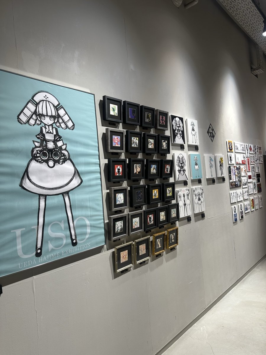 PEZ_info's tweet photo. #ウエダハジメUSO展
7月20日最終日です。
『ウエダハジメ展USO』&『DScaiman2周年記念』お祝いイラストを縁のある作家の皆様に描いていただきました。
ツリーで原画を紹介していきます。 https://t.co/rh1cCgSpFN