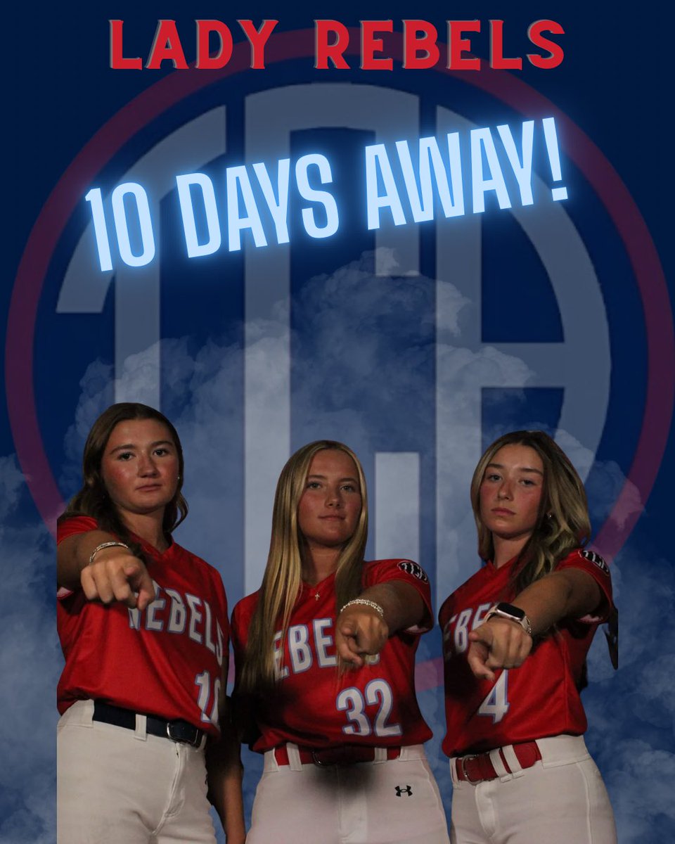 TCASoftball26's tweet photo. We are just 10 days away from Opening Day!! #rebelnation #EarnitOwnitBeunstoppable https://t.co/AeFTb6BACY