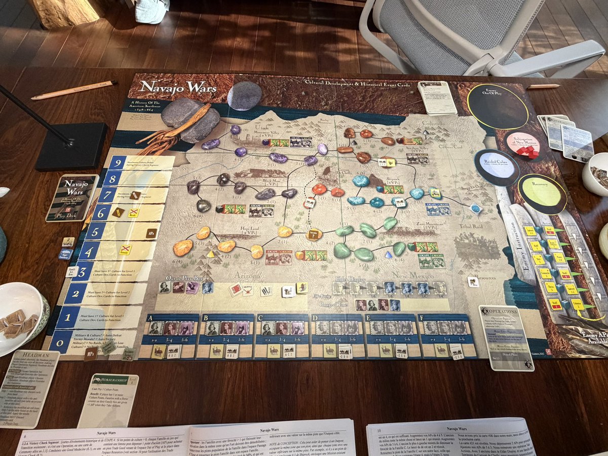 luba's tweet photo. Learning Navajo Wars! Great tutorial 👏👏 @PastorJoelT  from @gmtgames https://t.co/EzwAzqDJHL