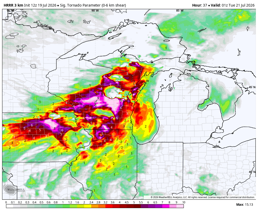 MidwestWeathe_r's tweet photo. Increasing strong tornado potential tomorrow from 5-10 pm tomorrow in any discrete/semi-discrete supercell. New video out: https://t.co/FoqxOnDMfo https://t.co/ea4RQTvOq7