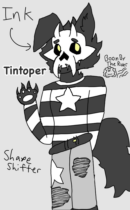 BoonByTheRiver's tweet photo. 𝐓𝐈𝐍𝐓𝐎𝐏𝐄𝐑 !!

 Tinto is made of ink and hes a shape shifter.. He can give himself anything from a super hung hyper cock, to a pussy !!

  My newest baby who I love https://t.co/2znaxXvAMS