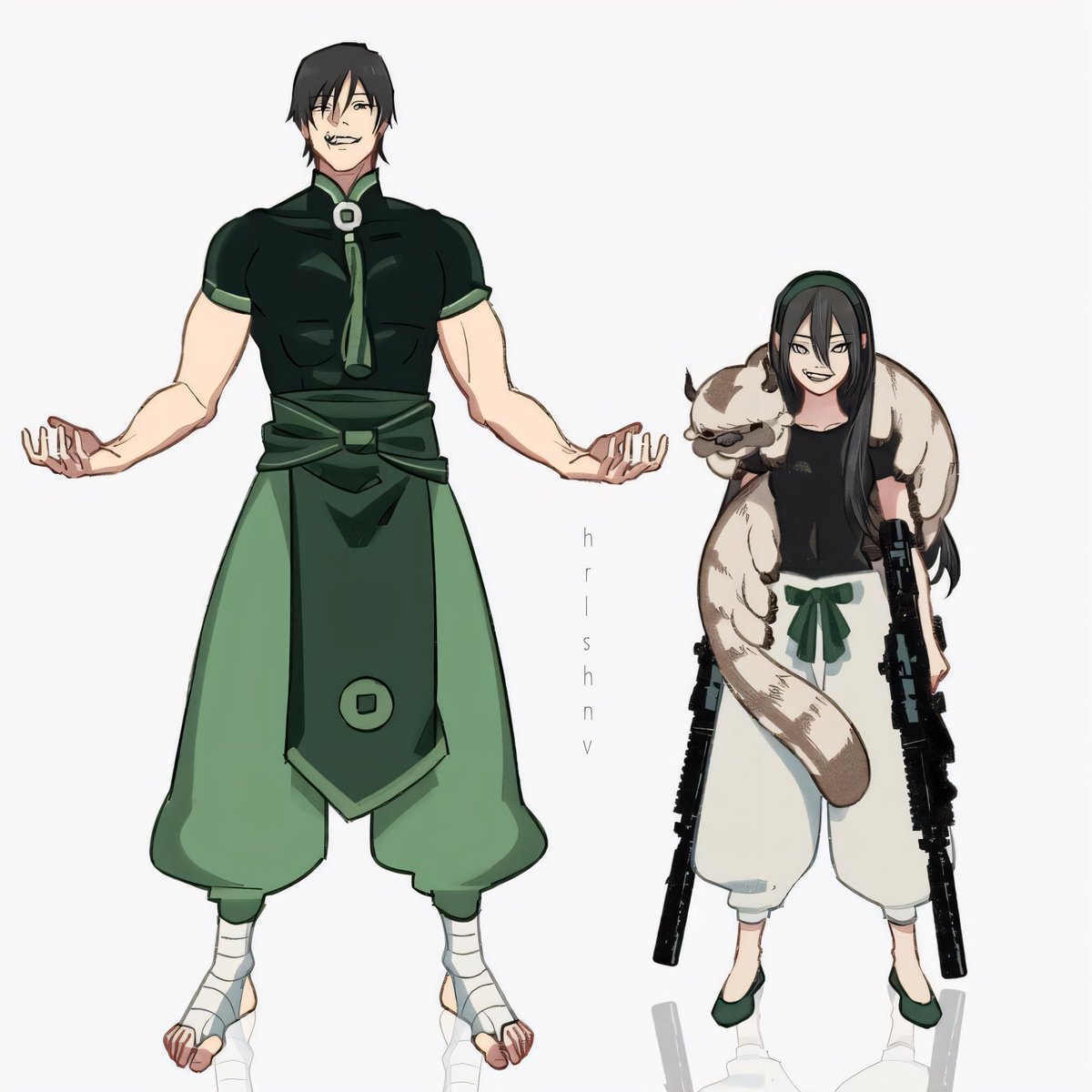 Universal4karts's tweet photo. Toph &amp; Toji swap https://t.co/QB7rUtQY7O