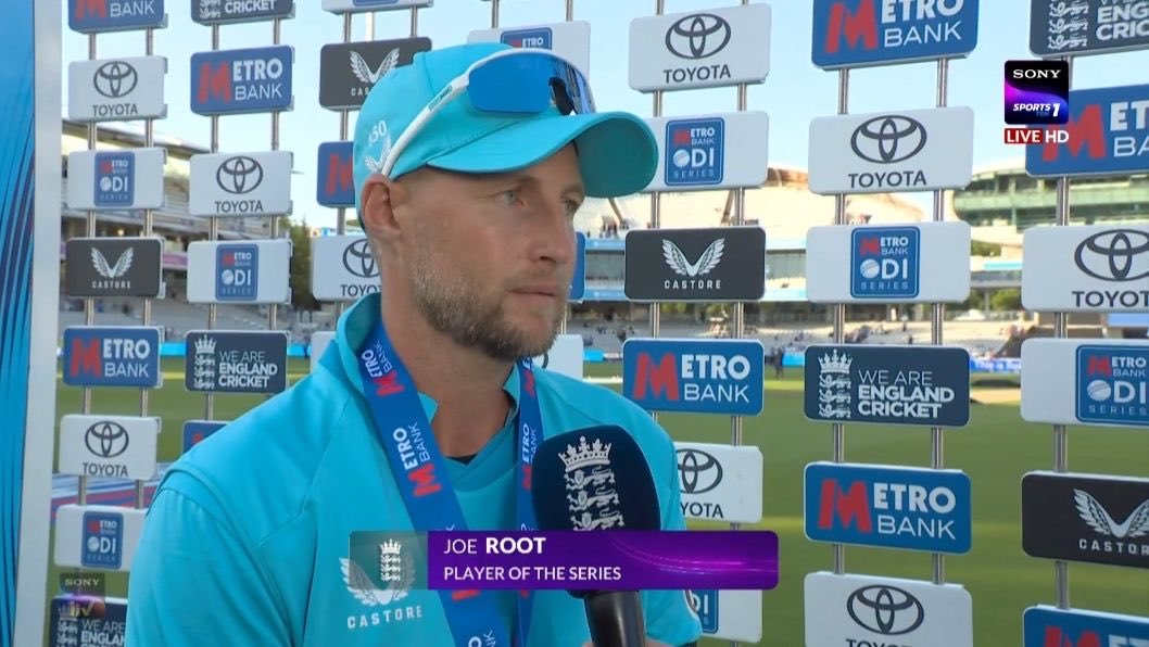 mufaddal_vohra's tweet photo. JOE ROOT WINS PLAYER OF THE SERIES AWARD. https://t.co/bu5WcSgElH