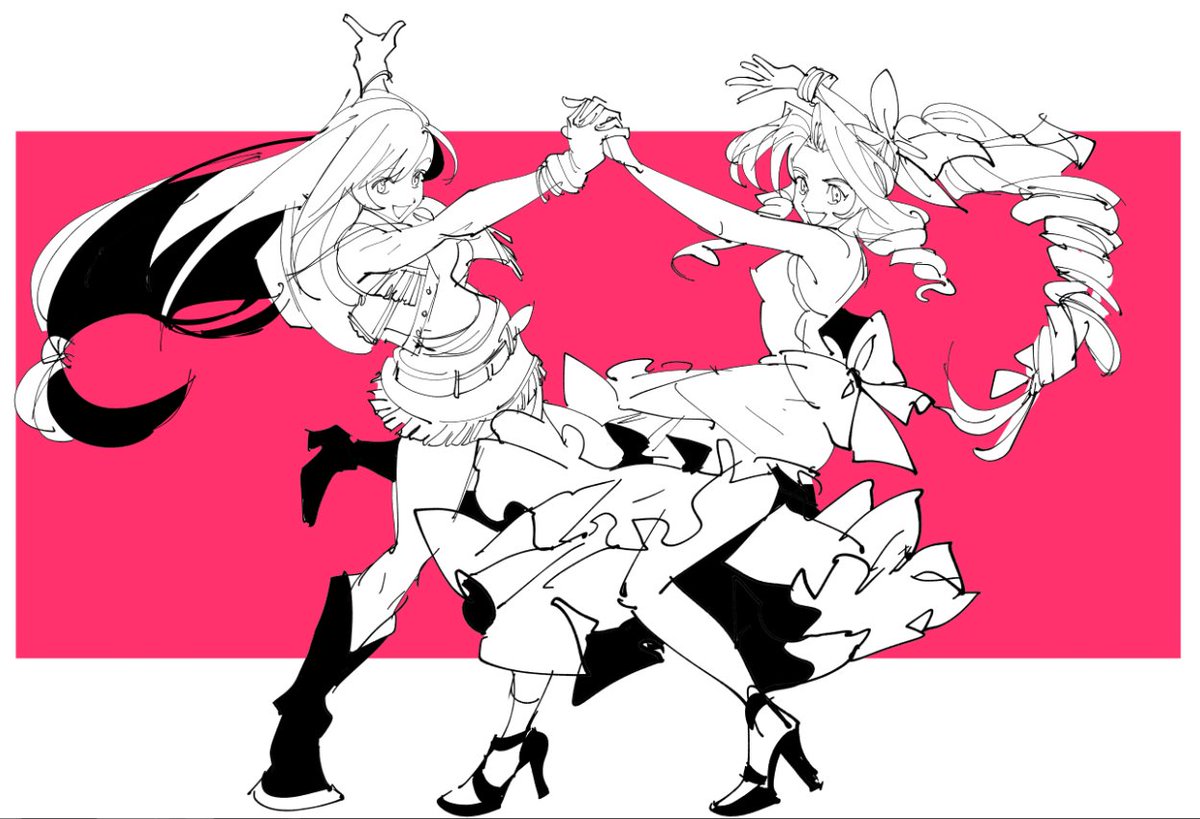 rev_bmp's tweet photo. tifa + aerith https://t.co/HktfyKVwq8