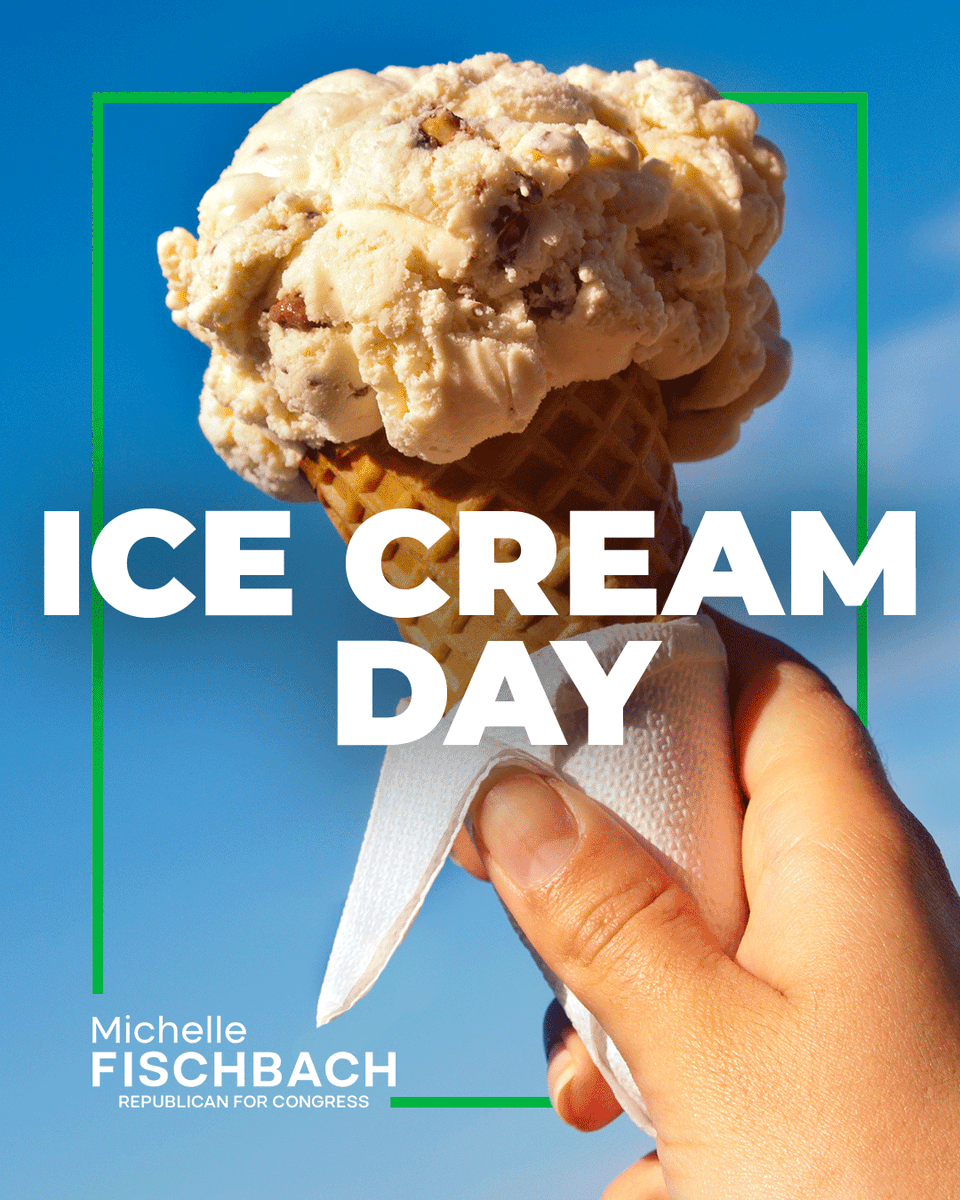 FischbachMN7's tweet photo. In 1984, President Ronald Reagan declared the third Sunday of July to be National Ice Cream Day. Support our hard working dairy farmers and beat the heat with your favorite flavors! #MN07 https://t.co/q4fAnyXNt6