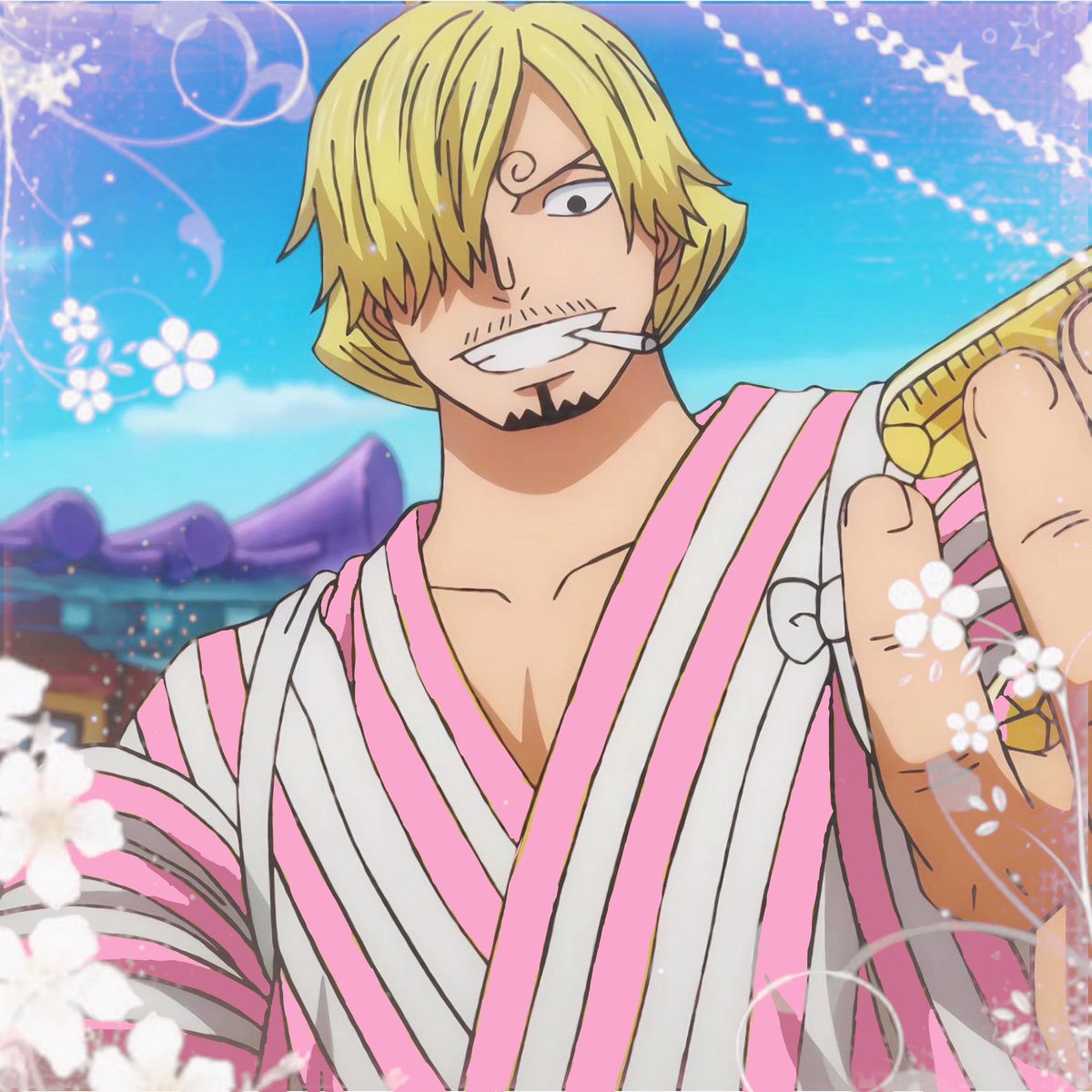zosanspoof's tweet photo. messy edit but he looks so good in pink i wish he wore it more often ☹️woudlve gone hard in wano 🌸 https://t.co/dlFsjggk4J
