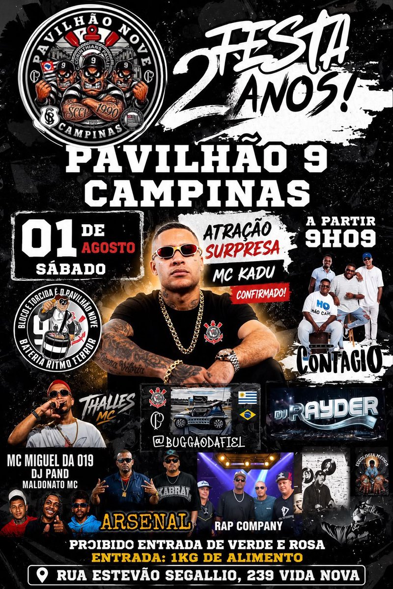 criminalfex's tweet photo. Salve família! Anote aí na sua agenda, mais um evento de peso na #019code, anote aí na sua agenda e chegue com a gente..... #hiphopesmivida https://t.co/JrVcxJOcLy