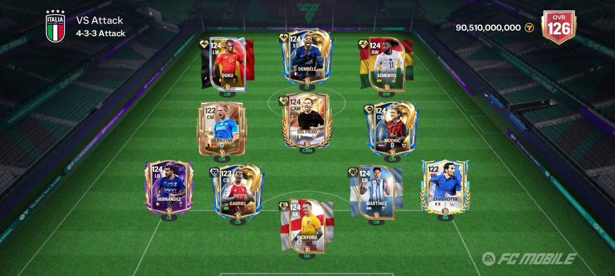 DanielEnweme's tweet photo. @Ston3yFCM @tutiofifa @JoseAlep1 @FirstHalfYT @Thakor9879 @fcmobileenews @ui_parth @FCMUniverse My mid squad https://t.co/N0otOZxNNu