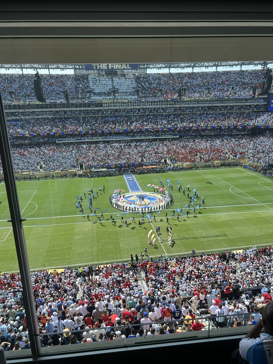 samschwartz71's tweet photo. Grateful to witness history in the making at the #FIFAWorldCup Final – here we go !!! https://t.co/5a5CjS3YcY