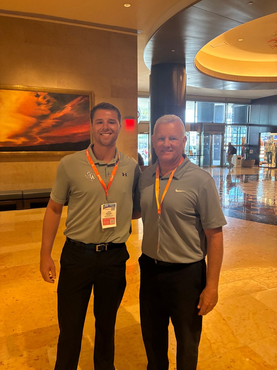 coachwendel1's tweet photo. Proud dad today!  @drewwendel3 first @THSCAcoaches school!   Let’s go!!!! https://t.co/pWdXQ6Yv4z