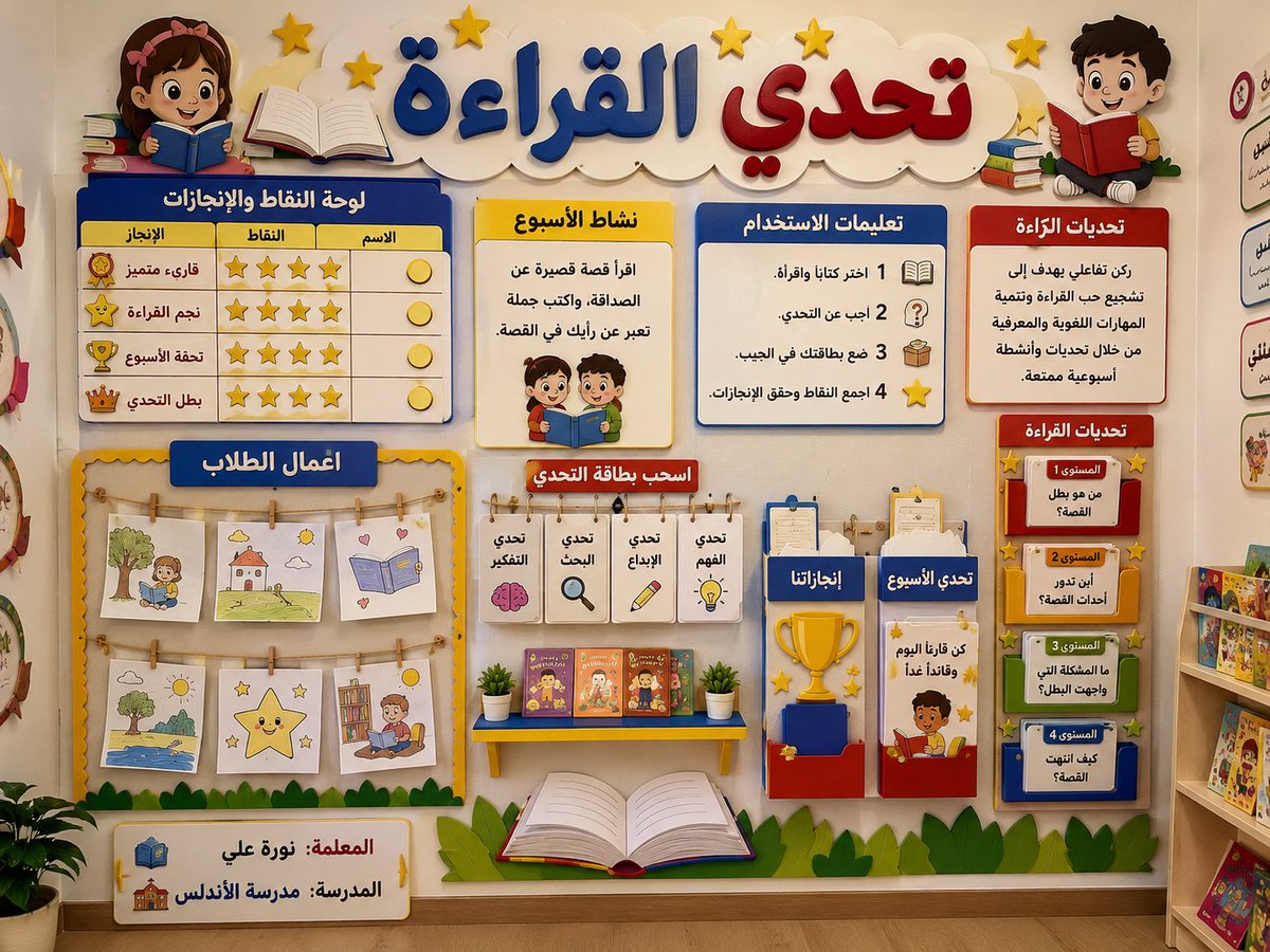 ali_alqhtani05's tweet photo. برومبت يحوّل أي درس إلى ركن صفي تفاعلي ثلاثي الأبعاد يجذب الطلاب ويشجعهم على المشاركة 👌

غيّر البيانات الأساسية فقط، والذكاء يتولى ابتكار الفكرة، توزيع الأنشطة، وتصميم الركن بأسلوب مدرسي واقعي.

البرومبيت جاهز للنسخ في التعليق

#وزارة_التعليم
#التوجيه_الطلابي
#النشاط_الطلابي https://t.co/81LpFpejA7