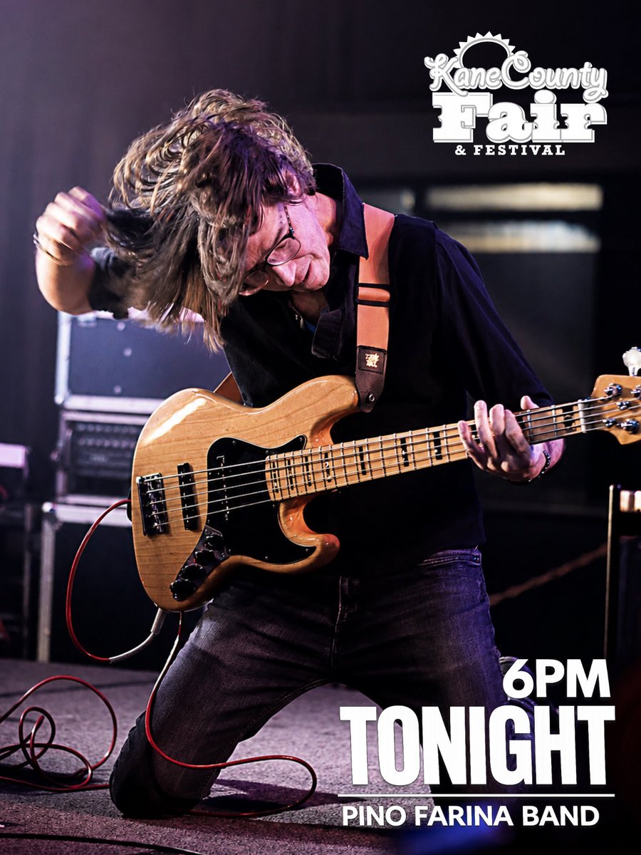 pinofarinaband's tweet photo. Tonight’s the night! 

Join us at the Kane County Fair as we hit the stage at 6pm with a full night of our favorite covers, plus a few PFB originals mixed in.

We can’t wait to see everyone out there!
.
.
📸: Terri Murphy https://t.co/xAxmvOZveV