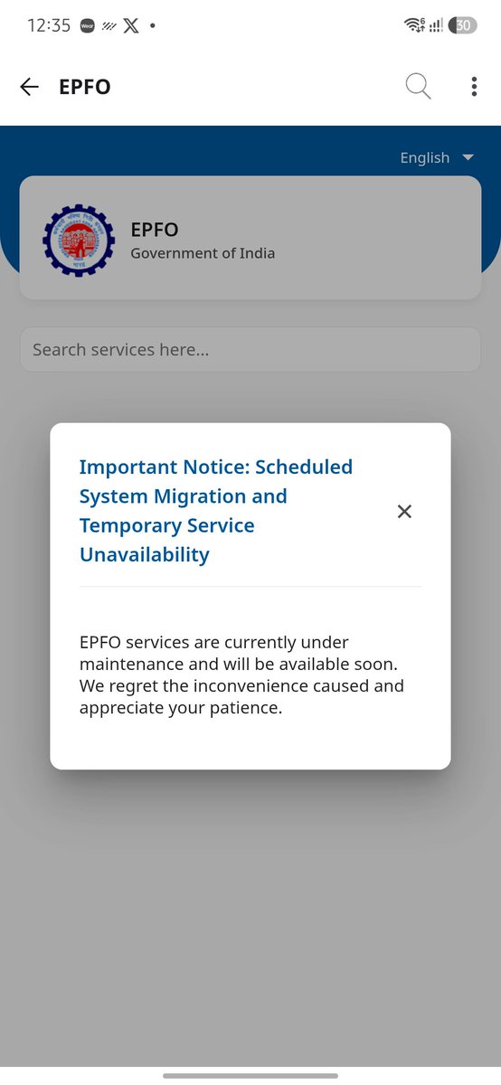 MayawiBalak's tweet photo. Hi @officialepfo,
I'm unable to use your services on the UMANG app. Can you pls let me know when the services will resume on the app? https://t.co/V9Xvowhx4K