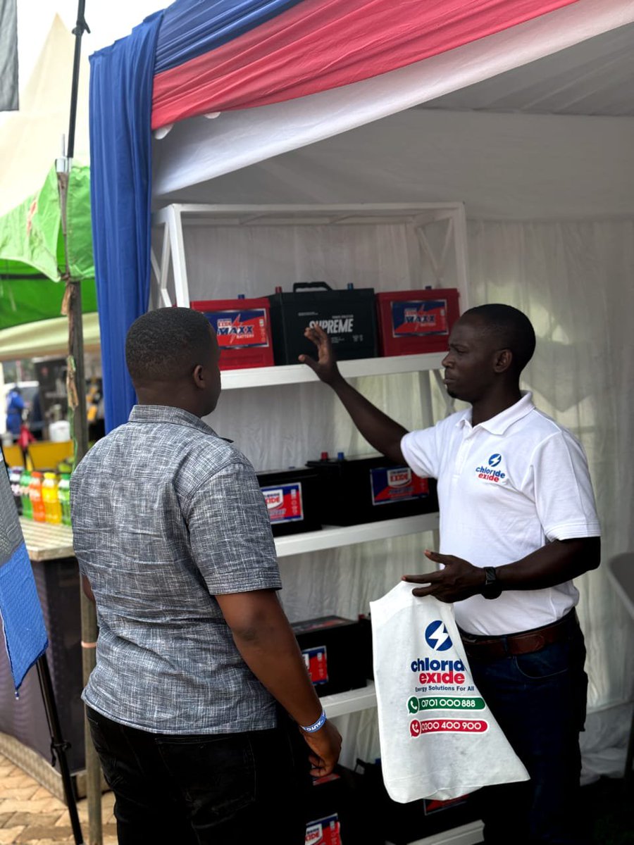 chlorideexideug's tweet photo. What a weekend at the @NCBAUganda @AutoShowKampala 2026 (5th Edition)!
Chloride Exide Uganda proudly participated at Kololo, powering dream rides and daily commuters while highlighting our Dial-A-Battery service.
#AutoShowKampala #ChlorideExideUg #EnergySolutionsForAll https://t.co/0azQZ1qP1N