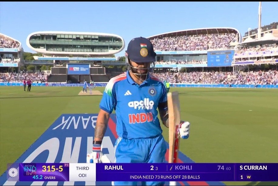 cricketpoint05's tweet photo. In an 18-year career, Virat Kohli has never scored an ODI hundred in England.
#INDvsENG https://t.co/T4912oXDpt