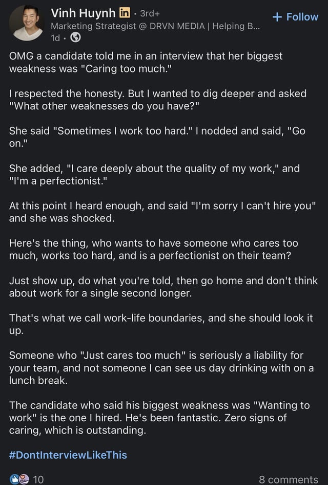 LinkedIn Lunatics tweet media