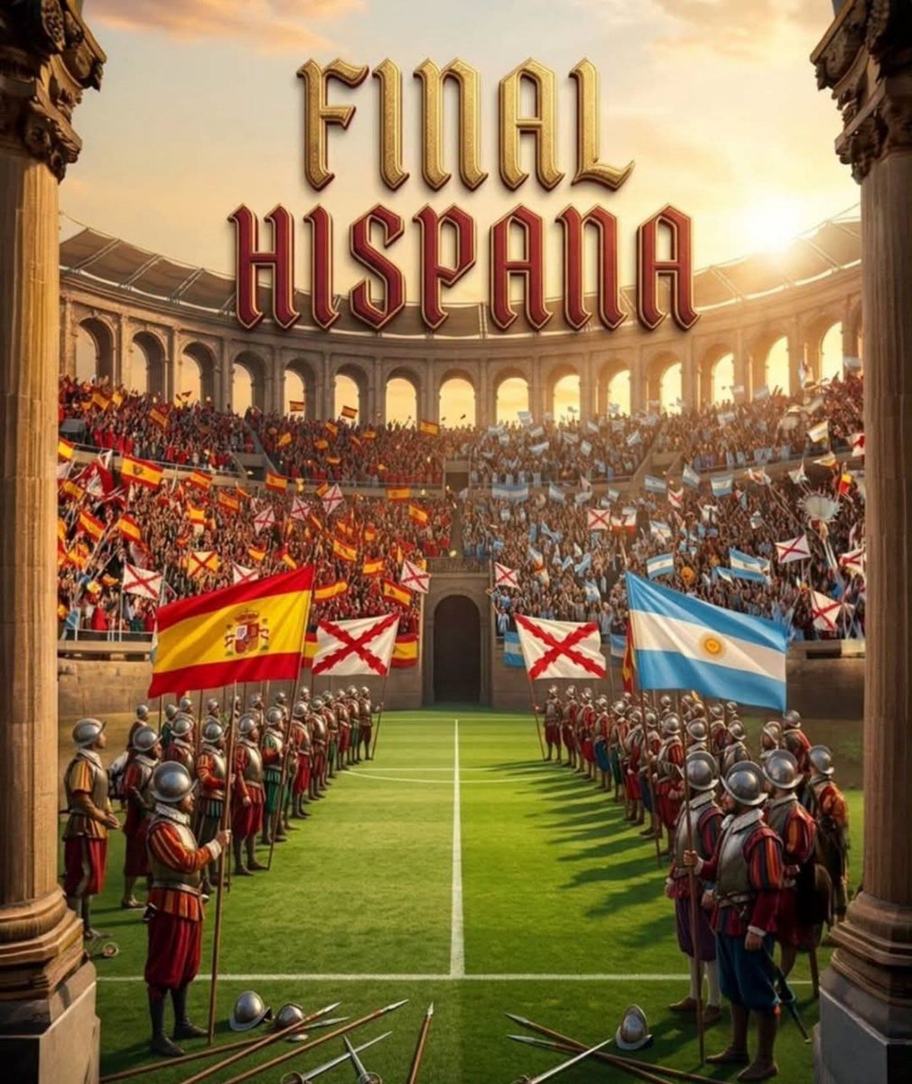 espartano533's tweet photo. Los dos himnos fueron compuestos en España. 
Pase lo que pase la final queda en el Imperio español.
#MundialRTVE https://t.co/3cj2yd9OYY