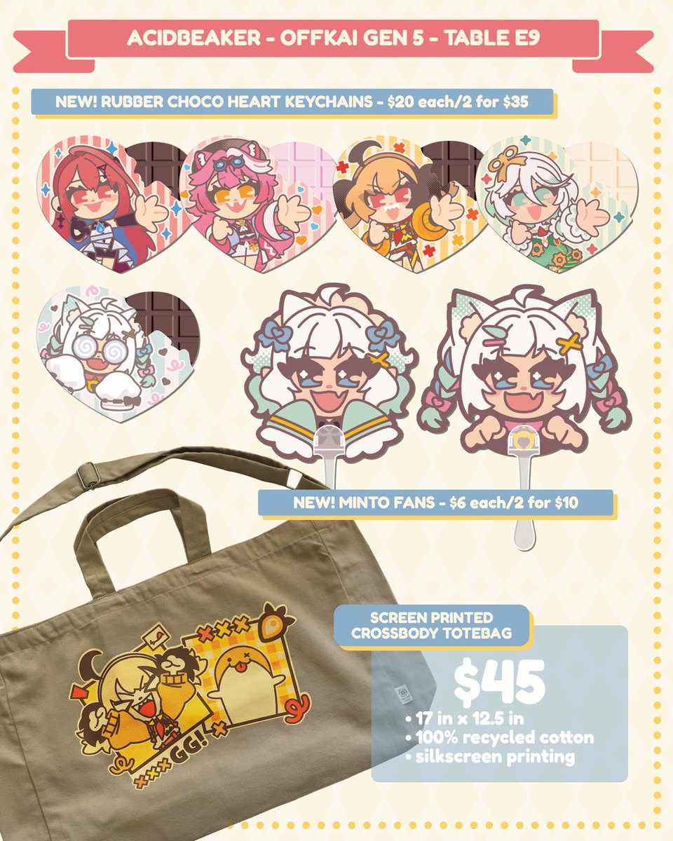 4AMdial's tweet photo. Hello! I only use this account in a blue moon lmao BUT! Here’s my AA catalog for @OffKaiExpo! yippeeeee! I’m at table e9 https://t.co/zRx6L73n39