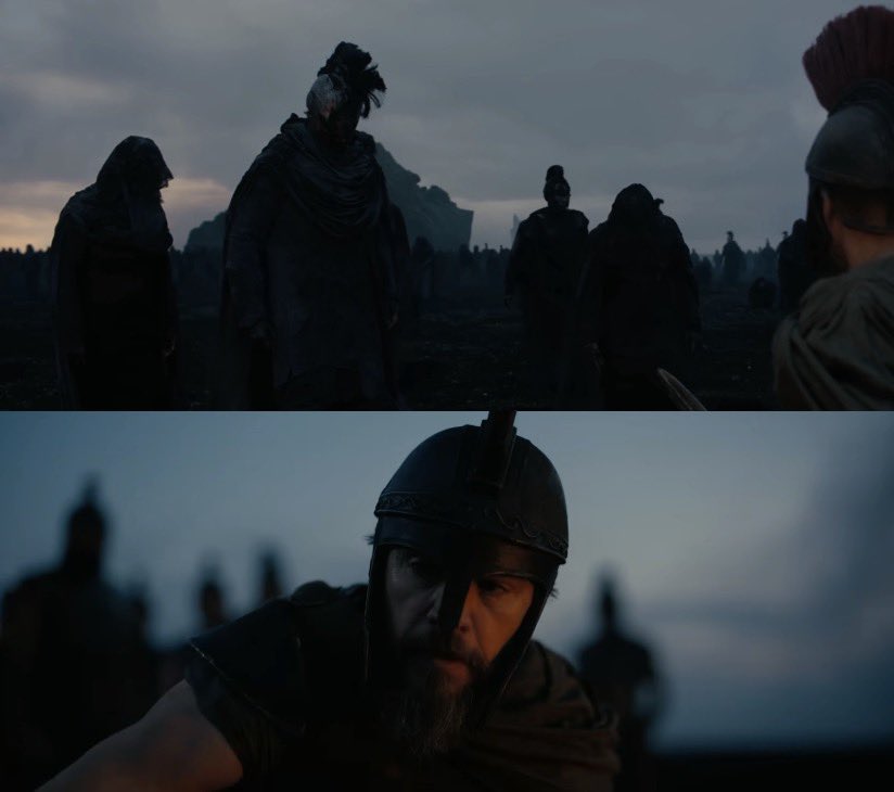 DiscussingFilm's tweet photo. Matt Damon reveals that stunt people were buried alive &amp; given snorkels to breathe for the Hades sequence in ‘THE ODYSSEY’.

“A timer started the second that the first person was covered up and we had like a few minutes to get the sequence.”

(Source: @IGN) https://t.co/0QFFUjWwfg