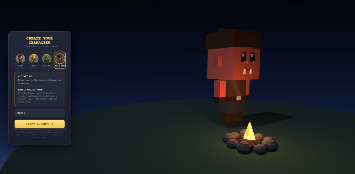 tharkira's tweet photo. Choose your path.

In THARKIRA, you can play as one of four unique types:

 Human: Balanced and adaptable.
Elf: Agile and precise.
Half-Orc: Strong and relentless.
Goblin: Clever and unpredictable.
Every adventure starts with a choice.
WhichChoose your path.

#robinhoodcrypto https://t.co/mXsN7G2l2n