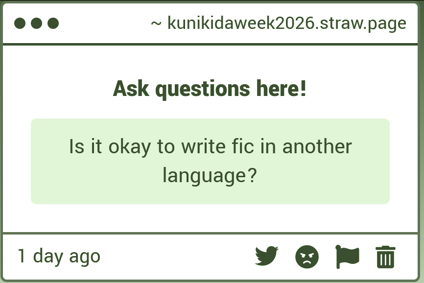 KnkdWeek's tweet photo. Of course it's okay! ^^ https://t.co/yuN5ThilPm