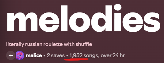 nullifyzz's tweet photo. only 48 mroe songs until 2000 i cant wait!!!!!! https://t.co/baVvgcjZdc