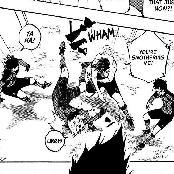 ns07us's tweet photo. when nagi’s teammates celebrate his goal, nagi gets thrown on the floor… when nagi celebrates his teammates’ goals, he also still gets thrown on the floor…

what is with nagi and floors man 😭🙏 https://t.co/GN3YlPeDV5
