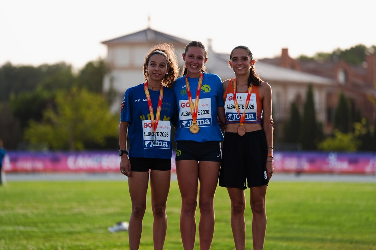 atletismoRFEA's tweet photo. Nuevos campeones tras las últimas finales 🏅

👉 Altura 🚹
🥇 Nicolas Clemente
📏2️⃣.1️⃣6️⃣

👉 Decatlón 🚹
🥇 Ignacio Mateo Lozano
⏱️ 6️⃣3️⃣2️⃣8️⃣

👉 Lanzamiento de disco 🚺
🥇 Andrea Njimi Tankeu
📏5️⃣5️⃣.8️⃣5️⃣

👉 3.000 m 🚺
🥇 Patricia Delgado
⏱️ 9️⃣:3️⃣8️⃣.0️⃣6️⃣

📊 https://t.co/tWji2srF56 
📺 @RTVEplay
🔗 https://t.co/nimu1UtwDl