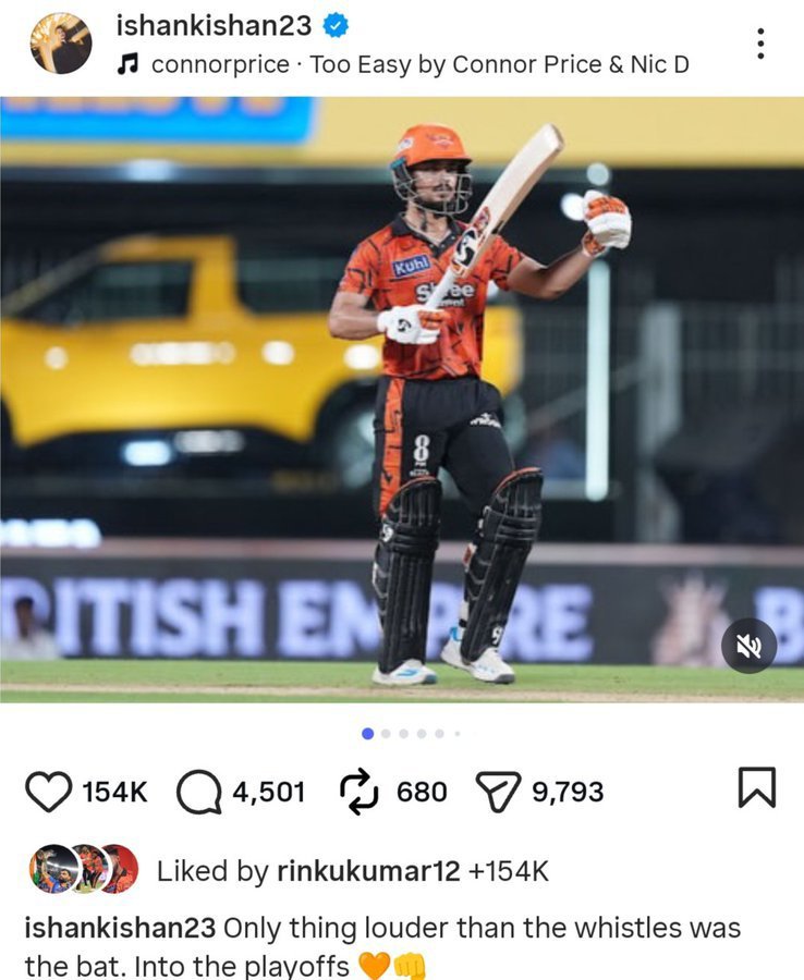 pratyush_no7's tweet photo. Now the bat went in silent mode. 😂

Learn to stay humble, Ishan. https://t.co/sDwUmvQarc